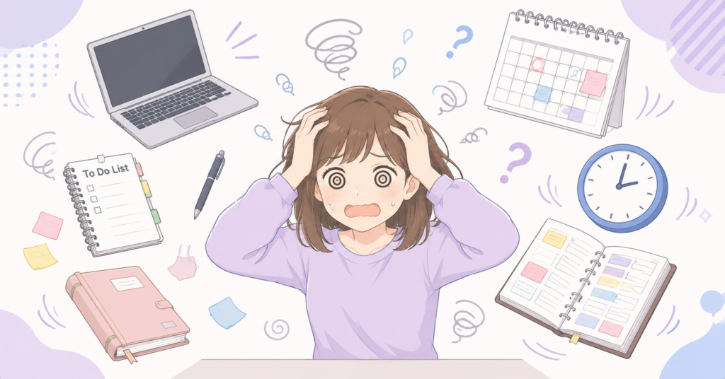 学習スケジュールの管理が自分でできない人