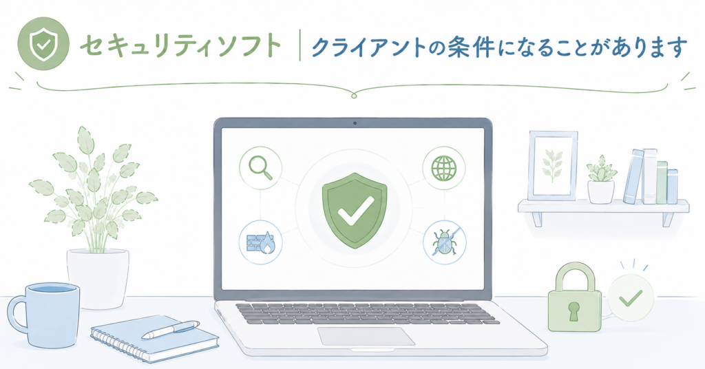 セキュリティソフト必須な案件もあります